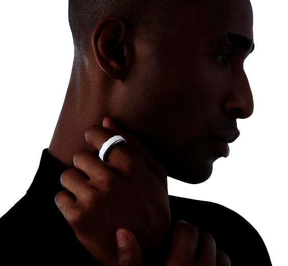 White ring — portrait